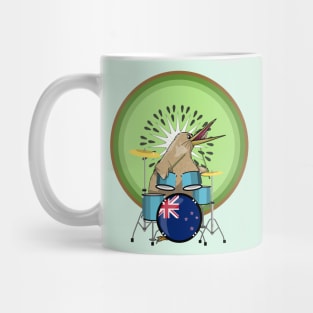 Kiwi Bird Drummer Mug